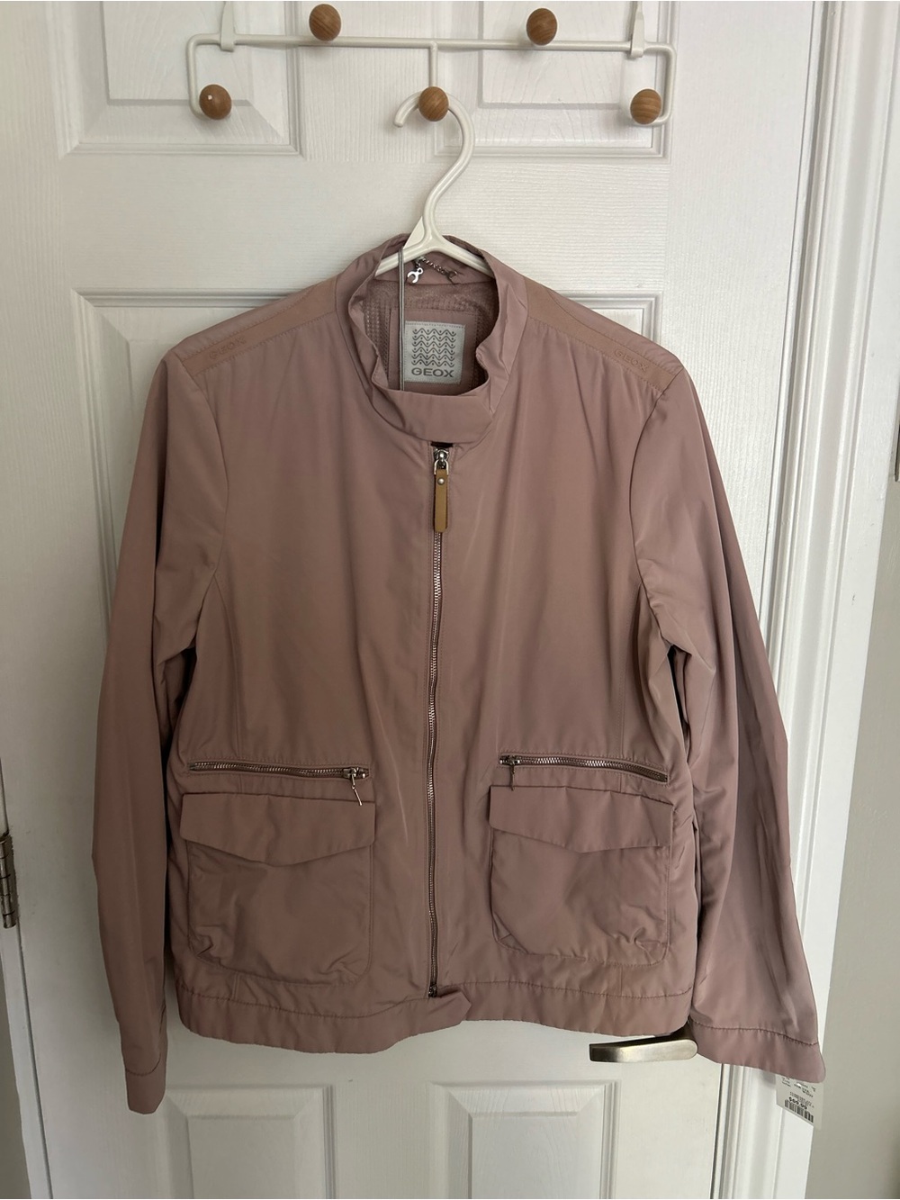 Geox Respira Women's Lightweight Jacket - Mauve/Dusty Pink (Size 14)